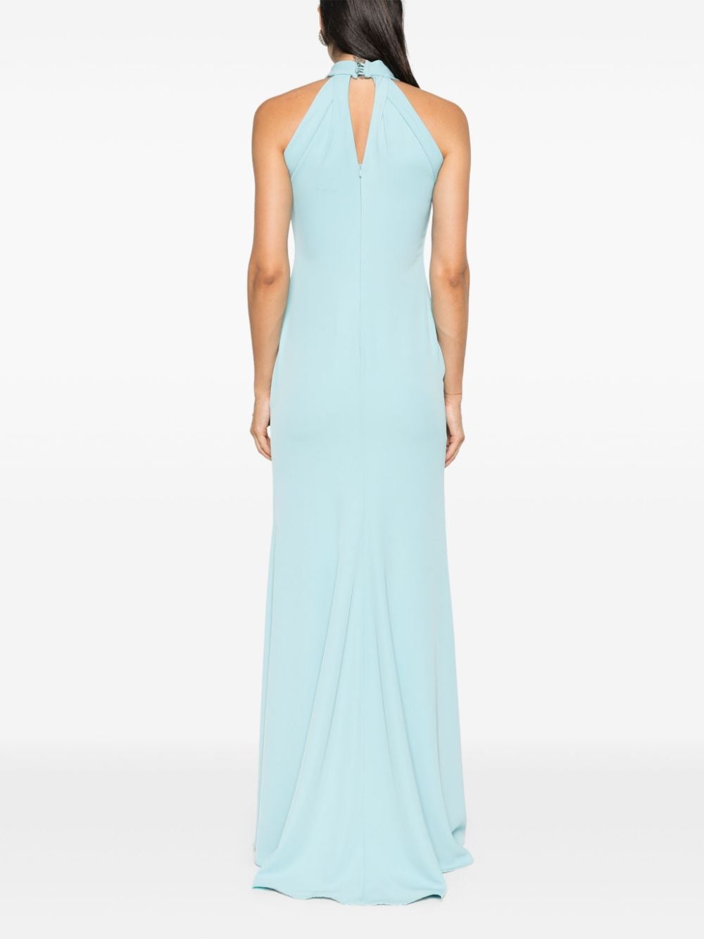 Shop Cristallini Gia Gown In Blue