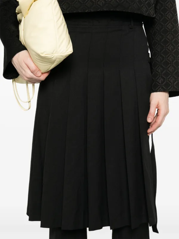 Rokh ロゴパッチ パンツ | ブラック | FARFETCH JP