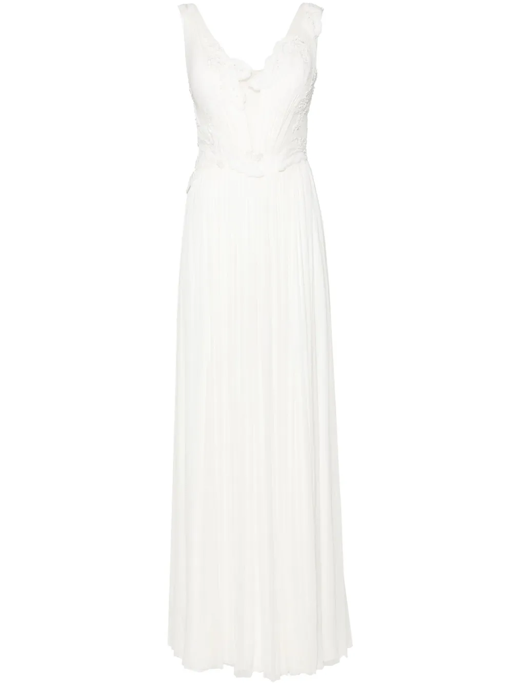 CRISTALLINI Venice gown - White