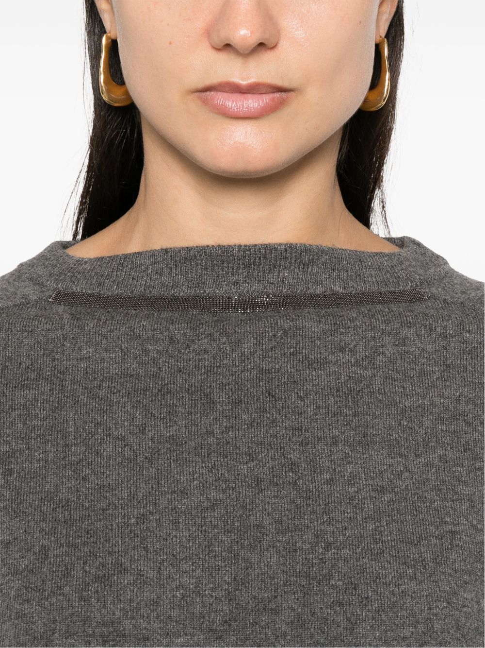 Brunello Cucinelli Monili-detailed sweater Women