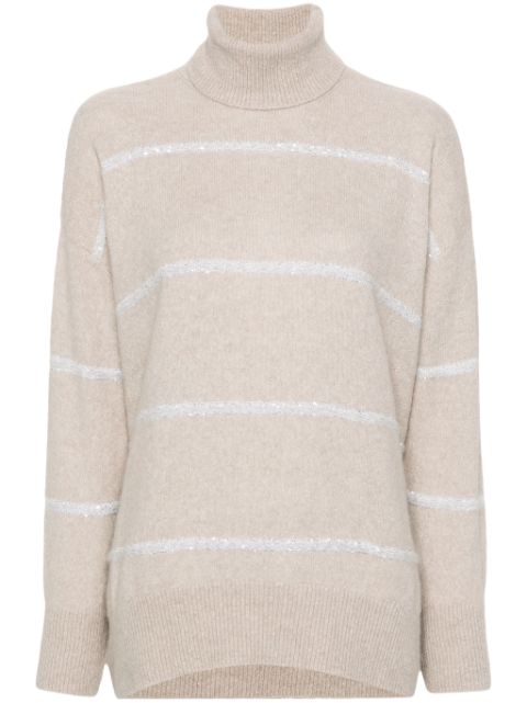 Brunello Cucinelli sequin-embellished sweater Women