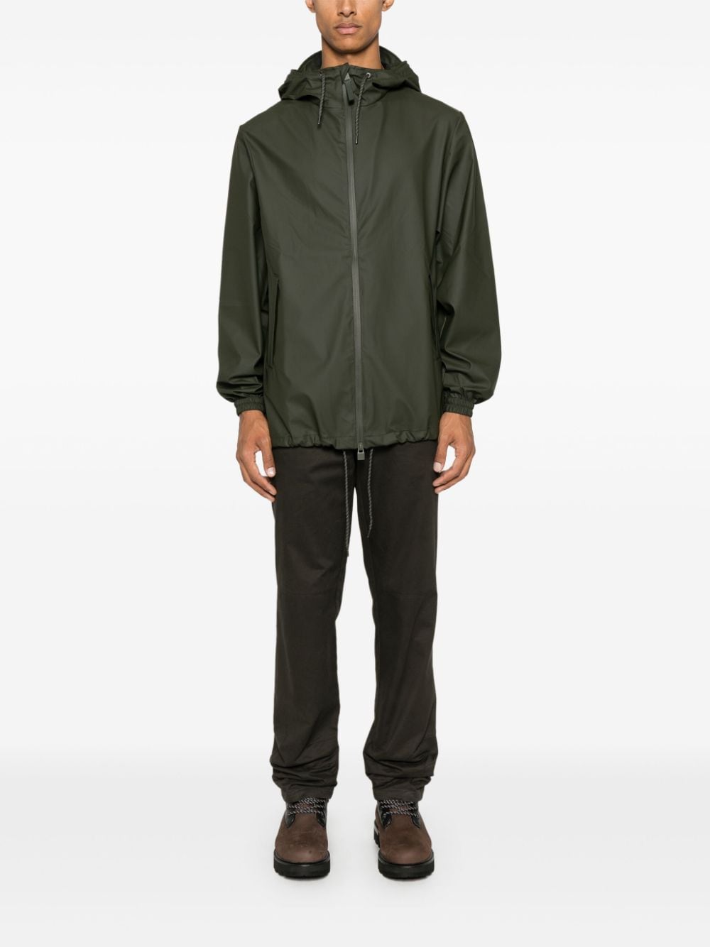 Shop Rains Storm Breaker Jacket In Green