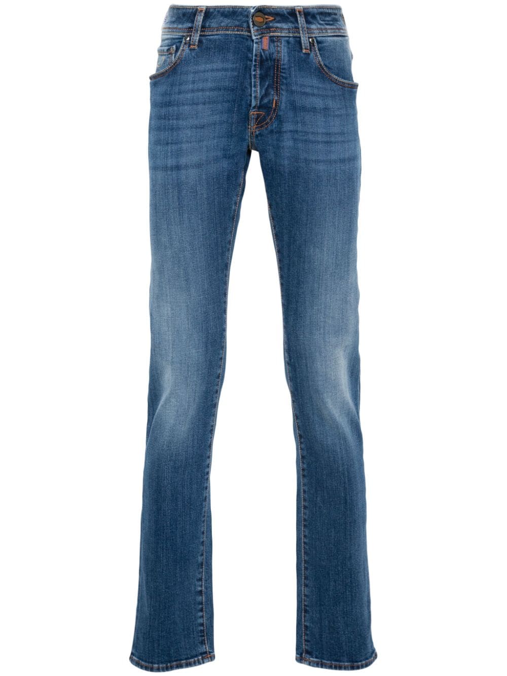 Jacob Cohën Jeans con dettaglio foulard - Blu