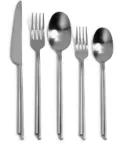 Serax Dune cutlery (sef of 5) - Silver