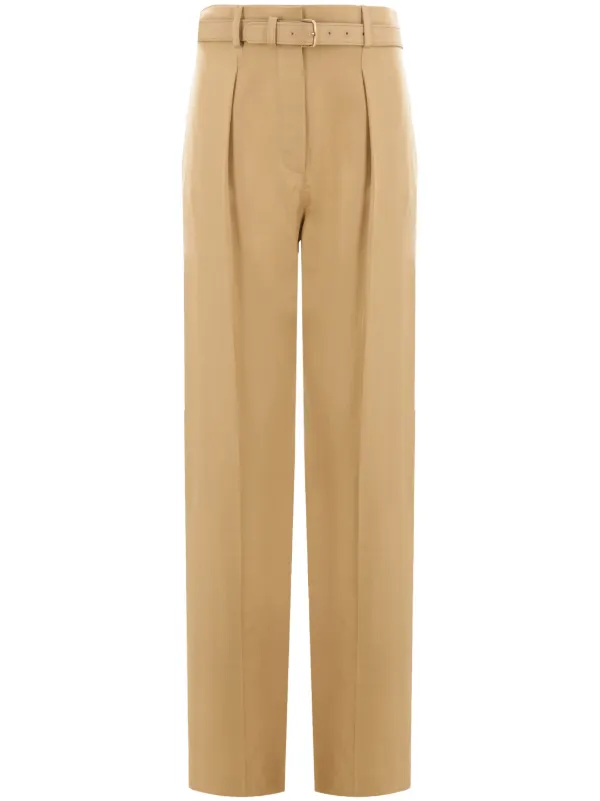 Loro Piana Edward Silk Pants in Neutrals
