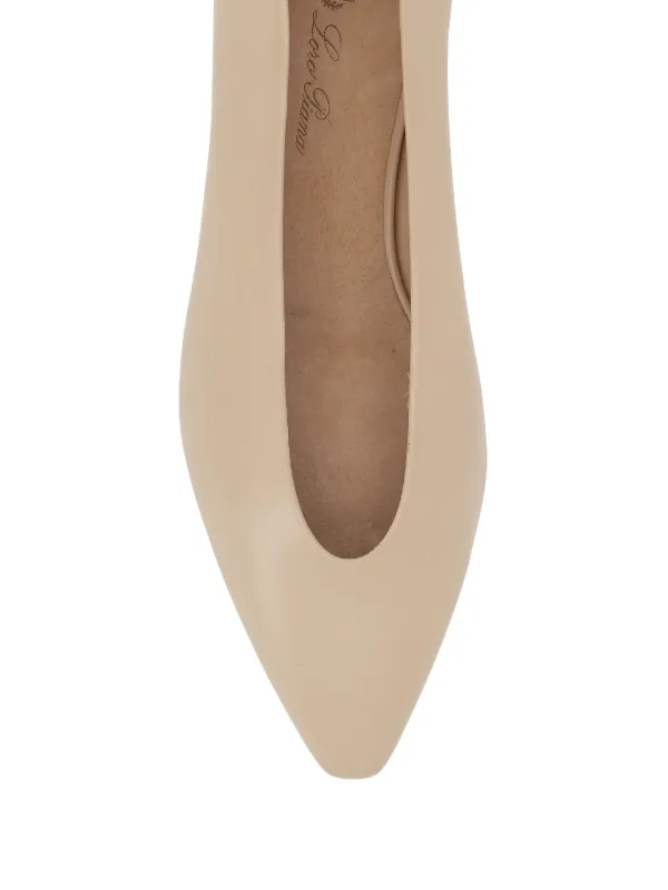 Loro Piana Rebecca Ballerina Shoes | Neutrals | FARFETCH BN