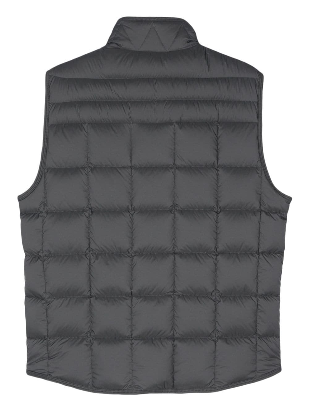 Shop Moncler Estagnour Gilet In 灰色