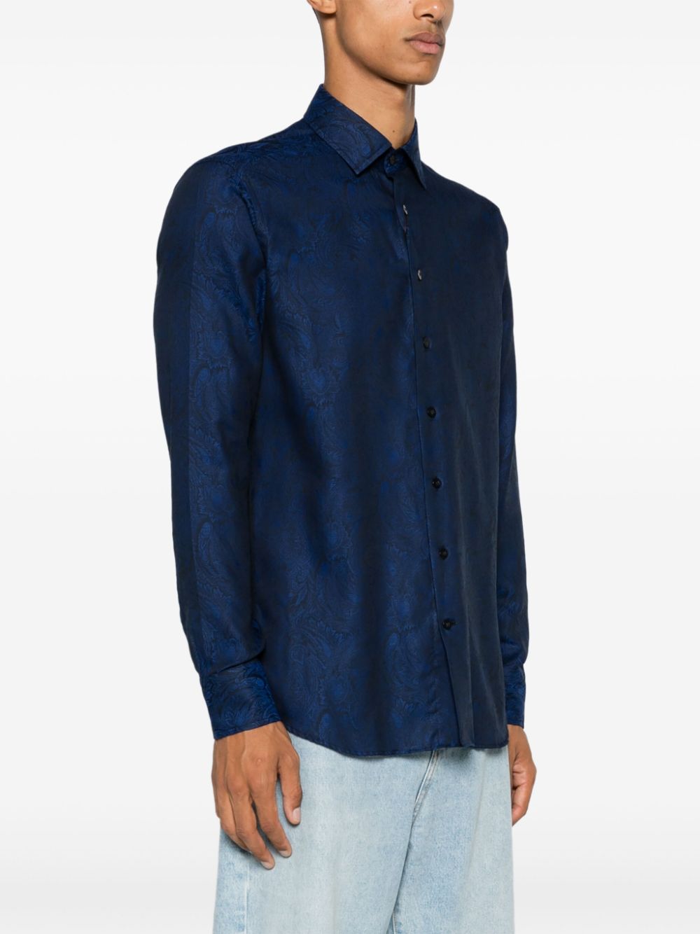 Kenzo cotton-jacquard shirt Men