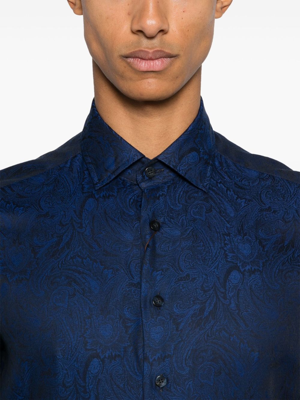 Kenzo cotton-jacquard shirt Men