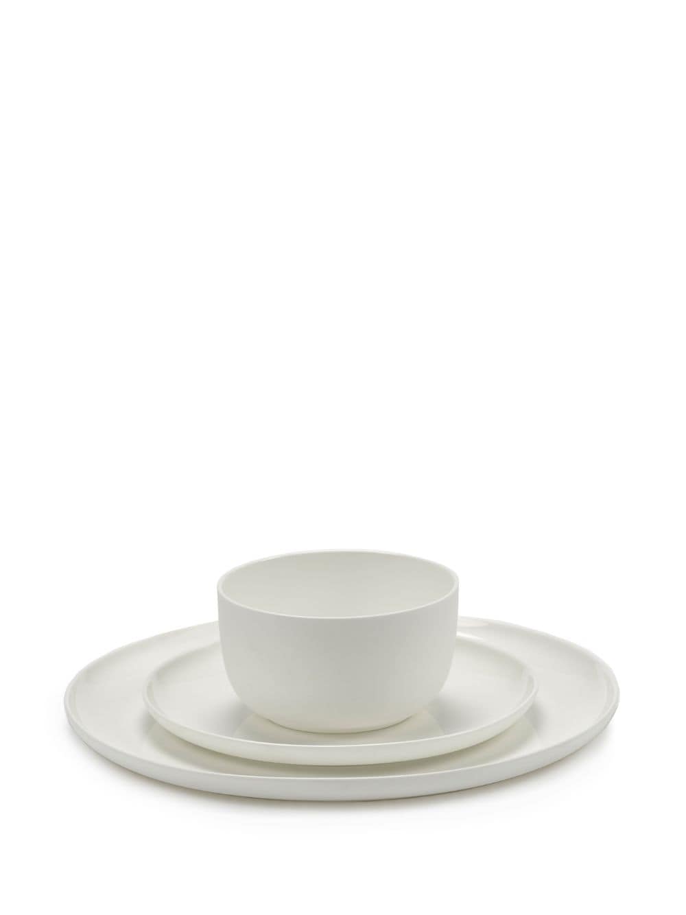 Shop Serax Base Dinner Set (12 Pieces) In White