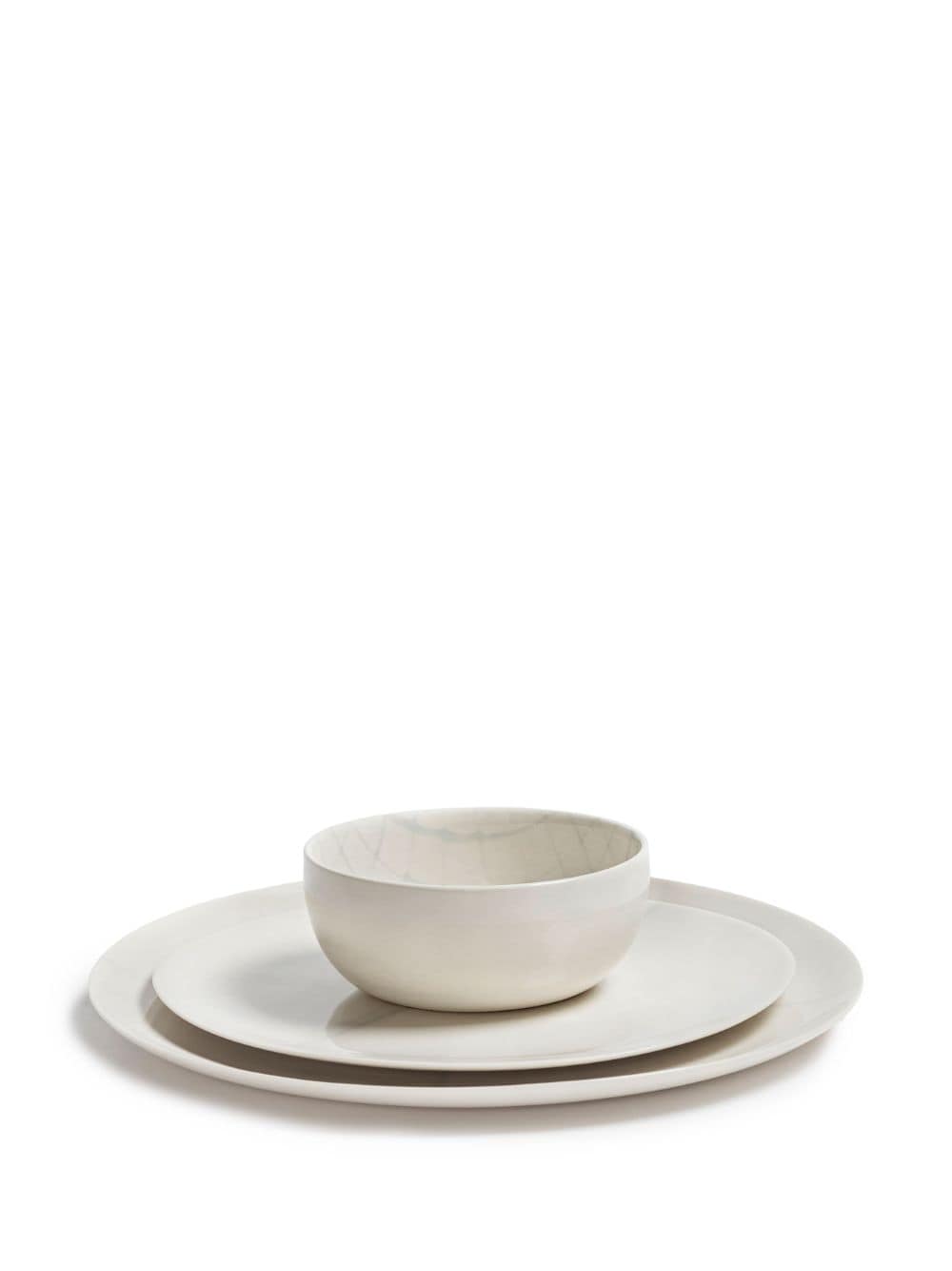 Shop Serax Zuma Dinner Set (12 Pieces) In White