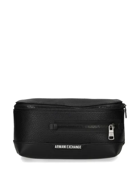 Affordable Armani Exchange logo-patch bum bag Men