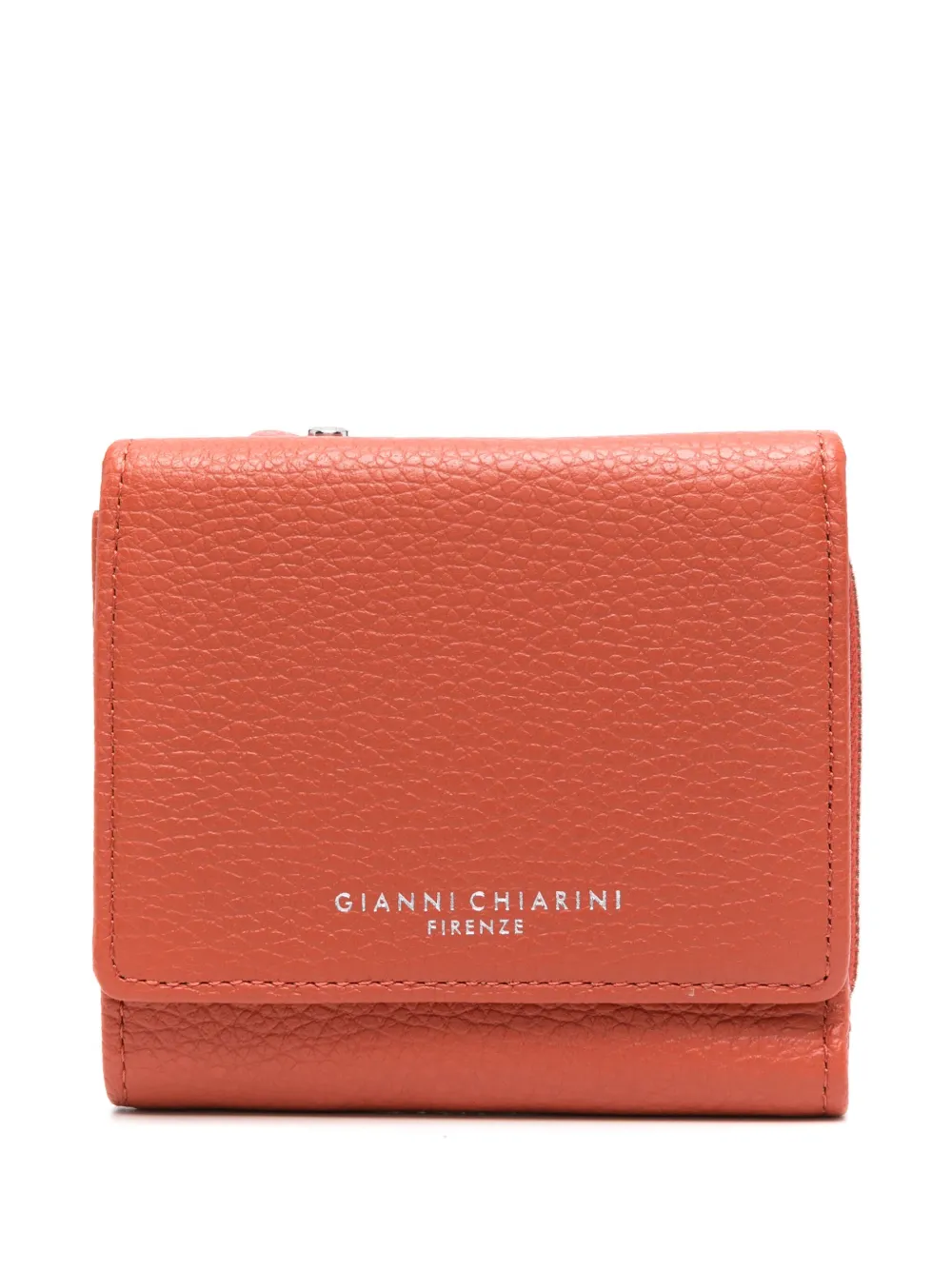 GIANNI CHIARINI Portemonnee met logo-stempel Oranje