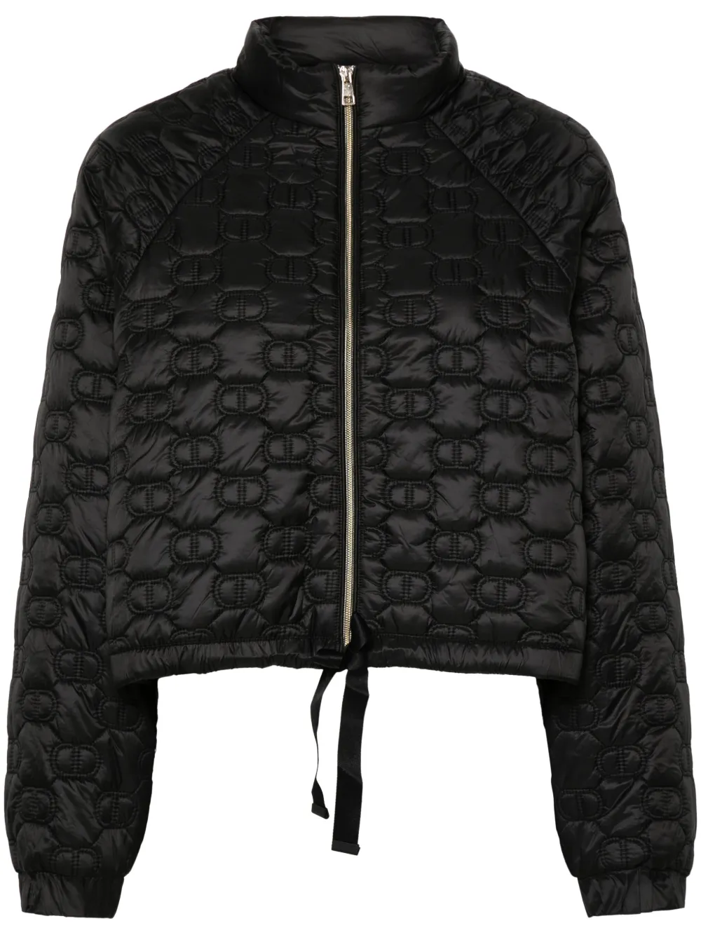 TWINSET Jack met monogram-print Zwart