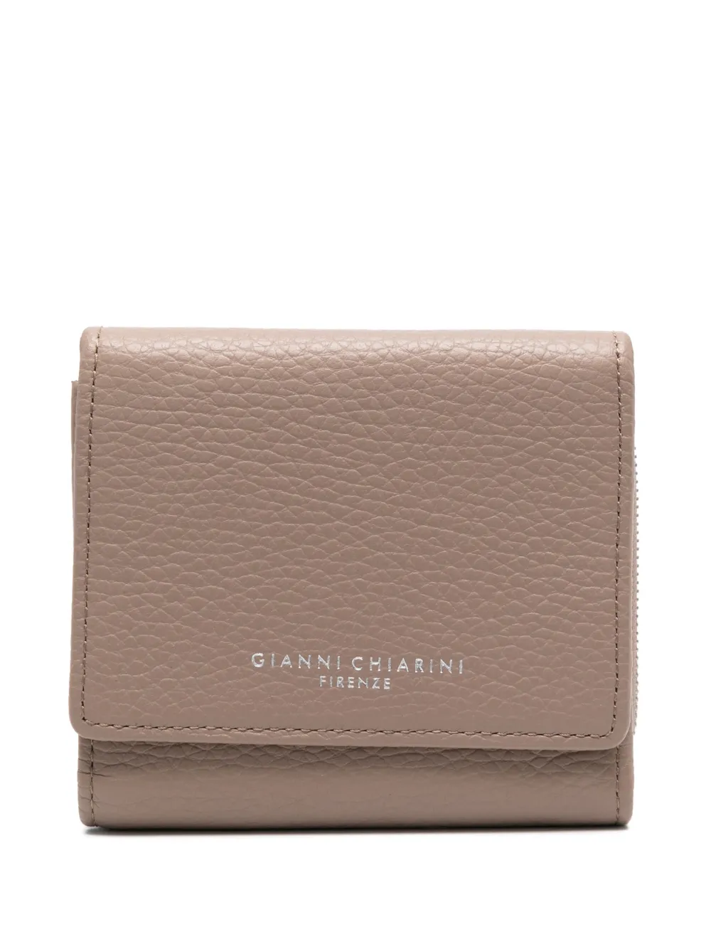 GIANNI CHIARINI Portemonnee met logo-stempel Beige