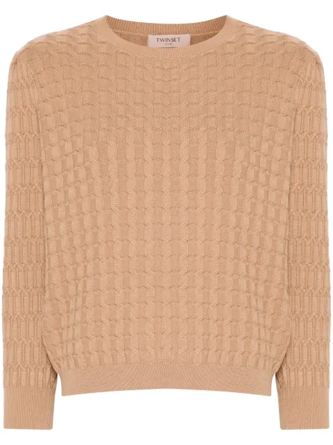 TWINSET cable-knit sweater