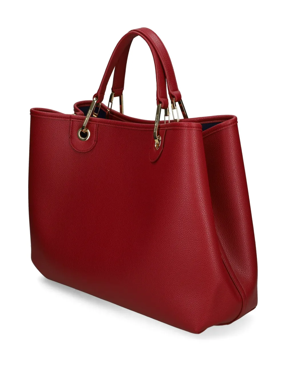 Emporio Armani Logo-tag tote bag - Rood