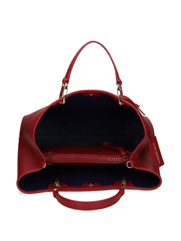 Emporio armani red bag clearance