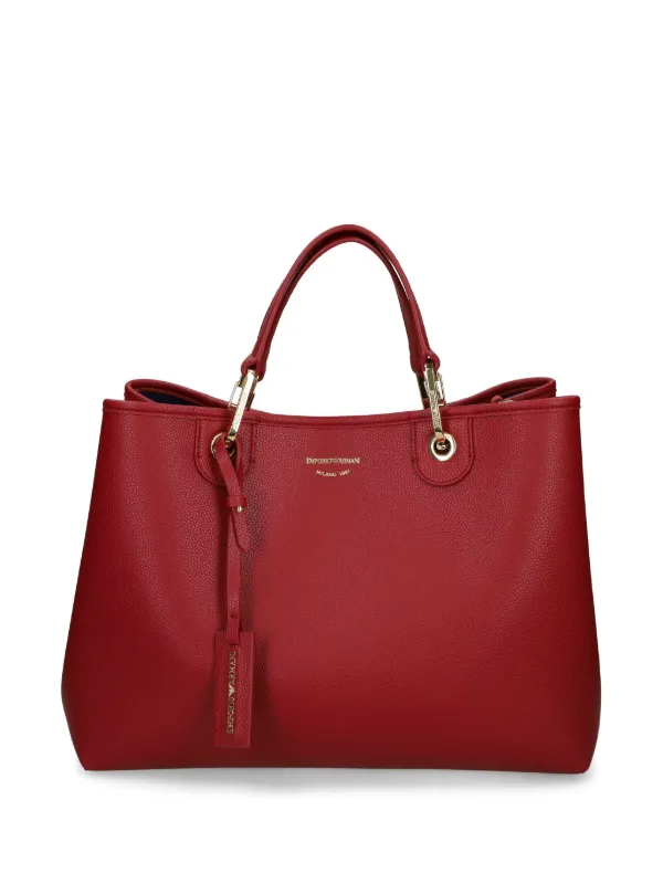 Emporio armani logo tote bag clearance