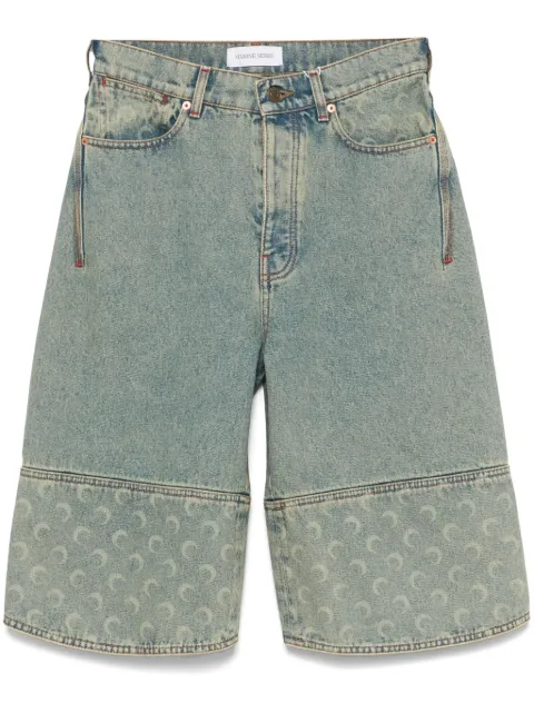 Marine Serre Moon Laser bermuda shorts
