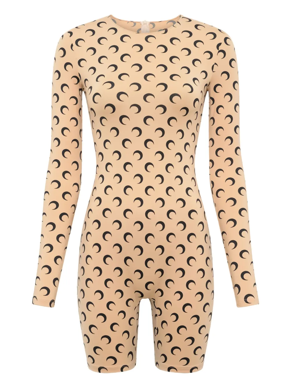 Marine Serre Crescent-moon Printed Playsuit