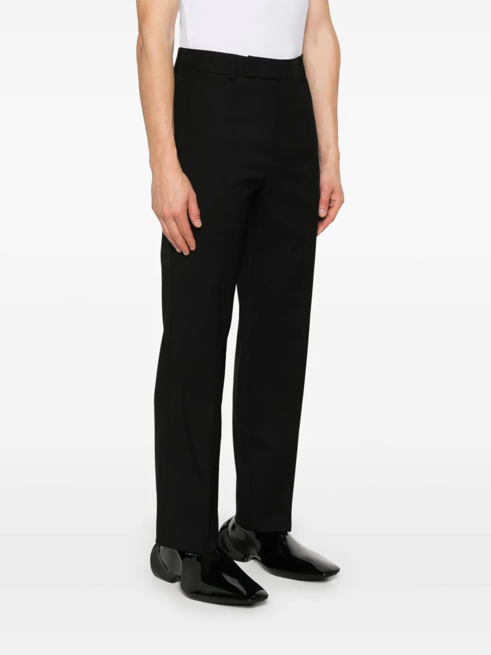 Marine Serre Twill plooibroek Zwart
