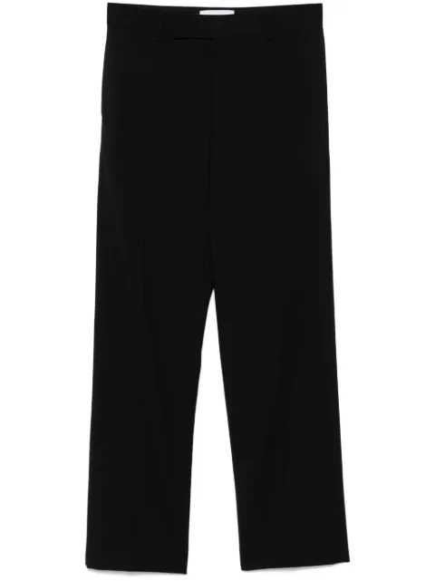 Marine Serre pleated twill trousers