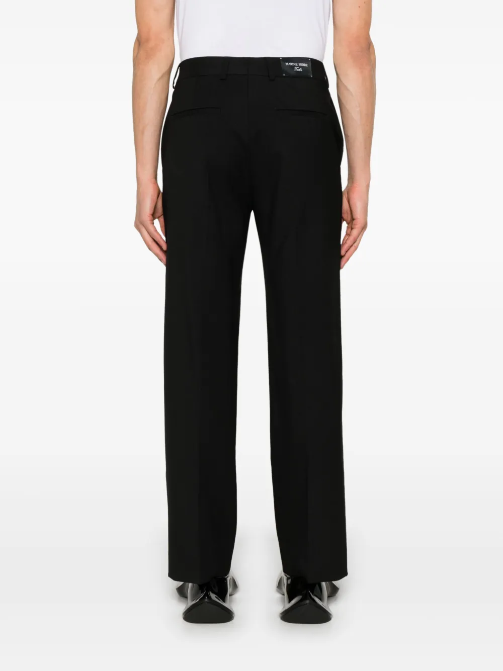 Marine Serre Twill plooibroek Zwart
