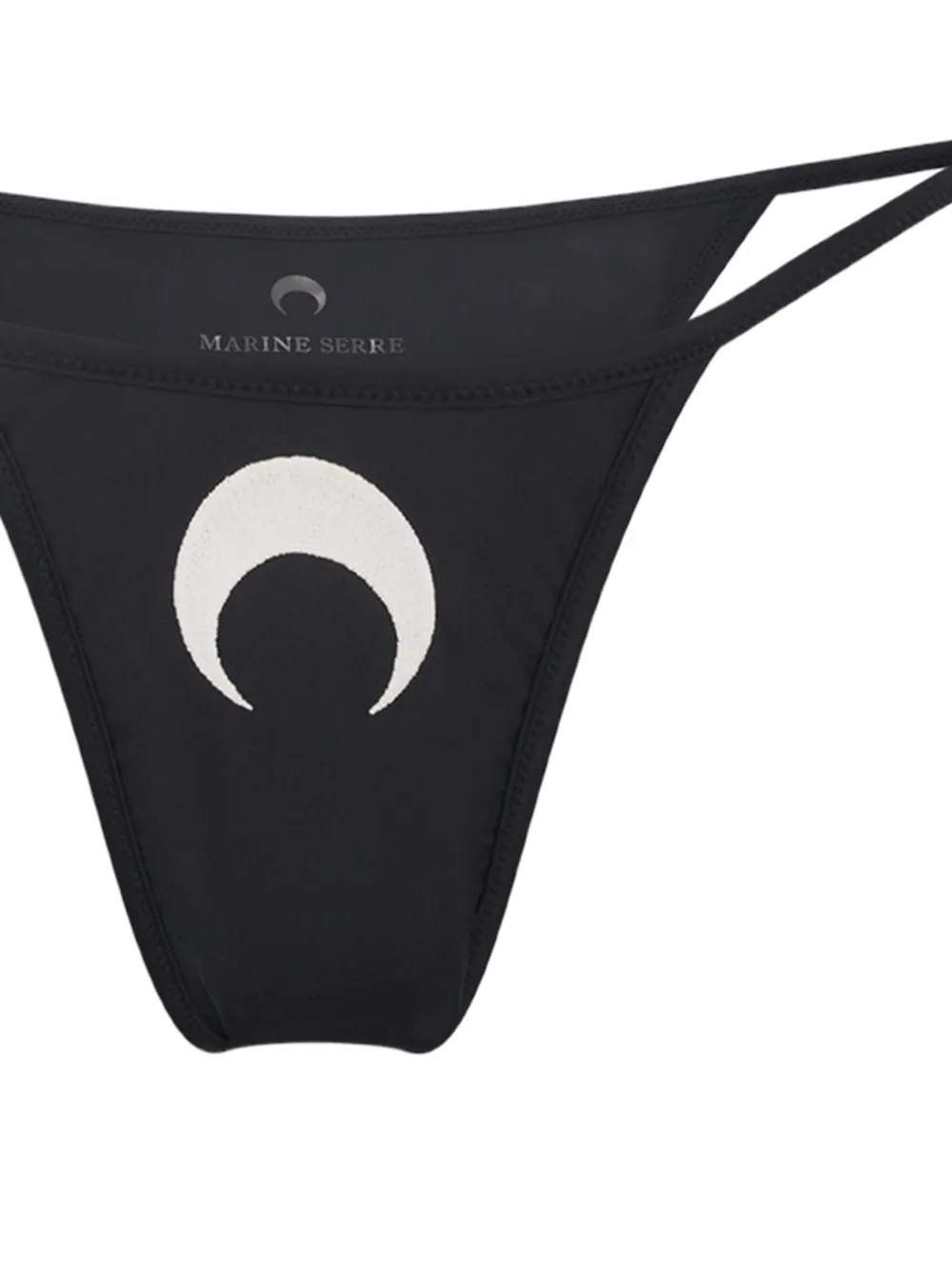 Marine Serre Crescent Moon bikini Zwart