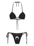 Marine Serre Crescent Moon bikini set - Black