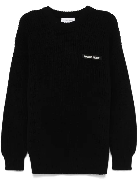 Marine Serre crew-neck sweater