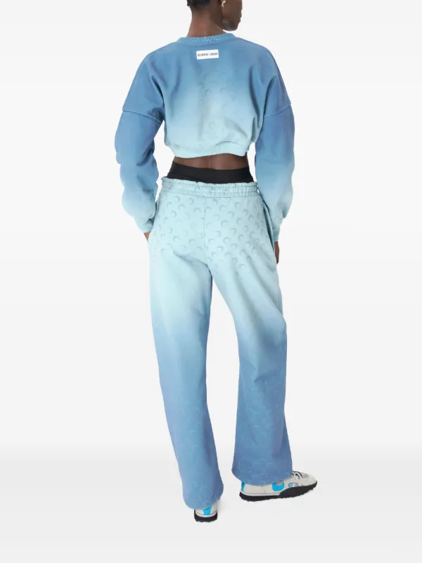 Marine Serre Moon Faded Track Pants | Blue | FARFETCH