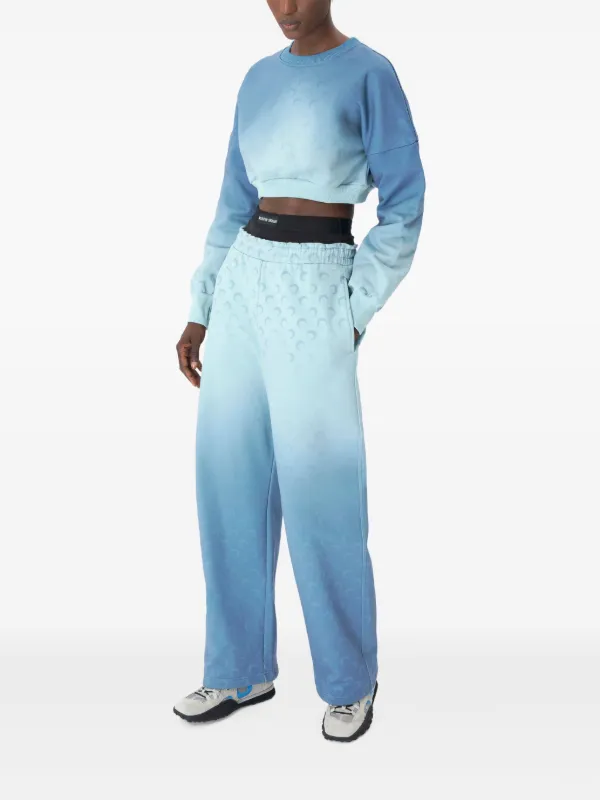 Marine Serre Moon Faded Track Pants | Blue | FARFETCH