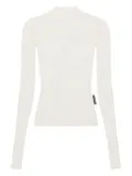 Marine Serre semi-sheer top - White