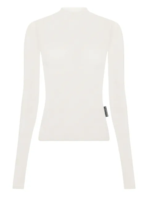 Marine Serre semi-sheer top