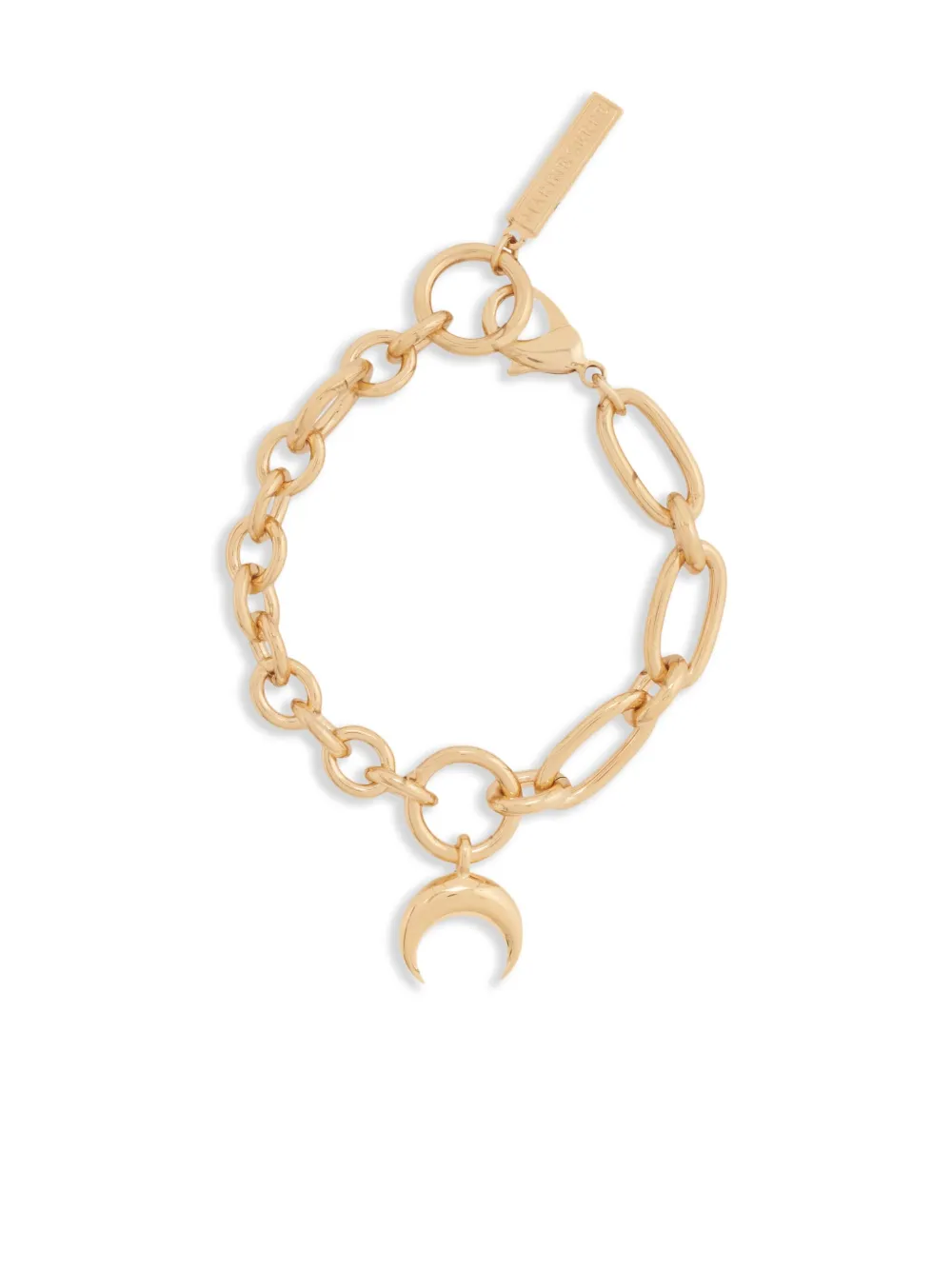 Marine Serre pulsera con dije Moon | dorado | Image 1