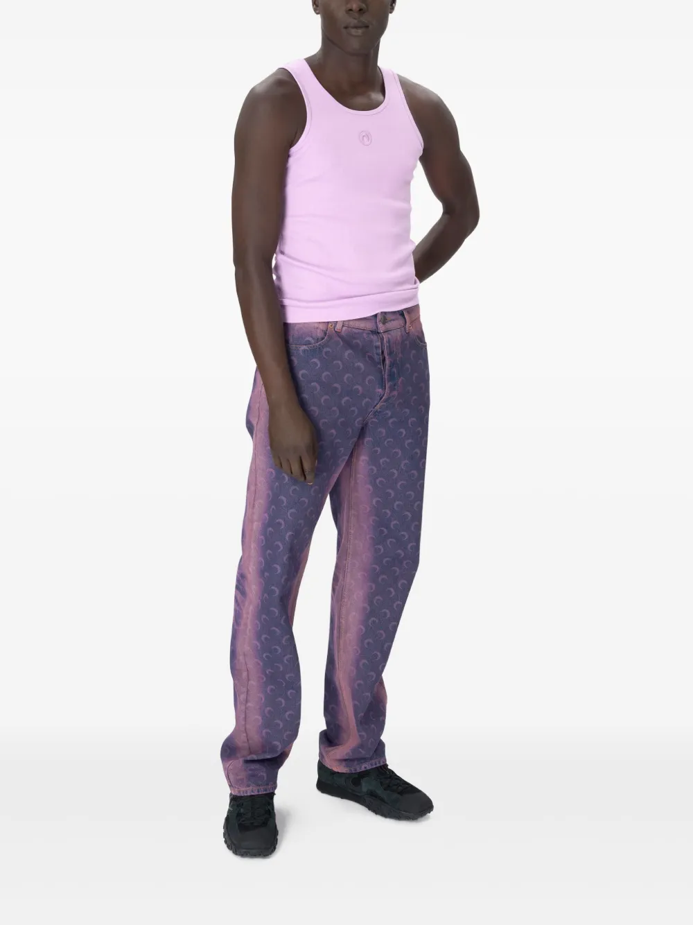 Marine Serre Jeans - Paars