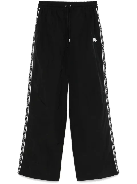 Marine Serre pants con logo bordado