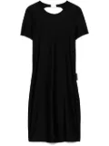 Marine Serre open-back jersey mini dress - Black