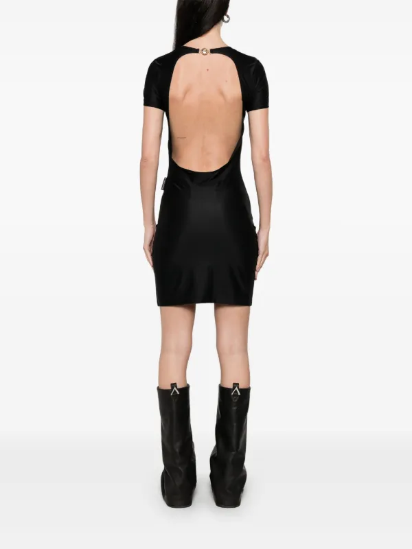 国内発送/送料関税込【Marine Serre】 Backless dress Draped Jersey Open Back Dress • Marine Serre