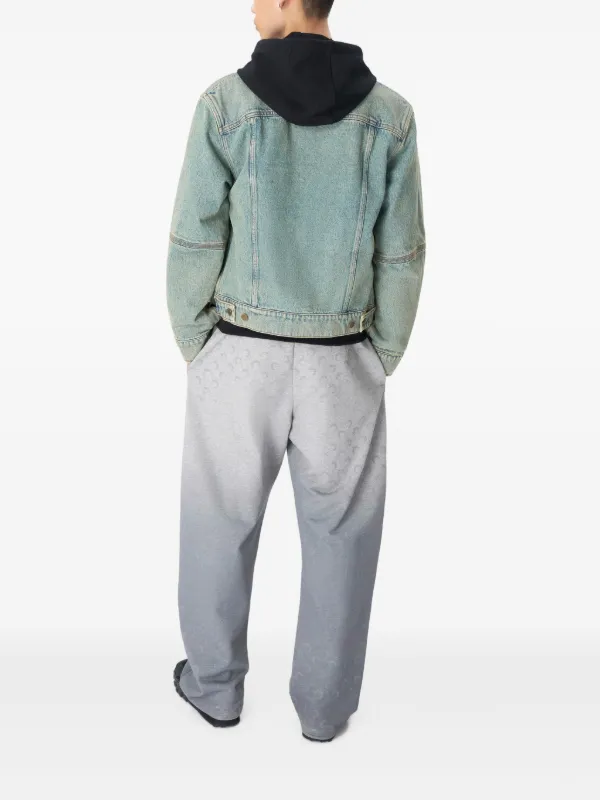 Marine Serre Moon Faded Track Pants | Grey | FARFETCH