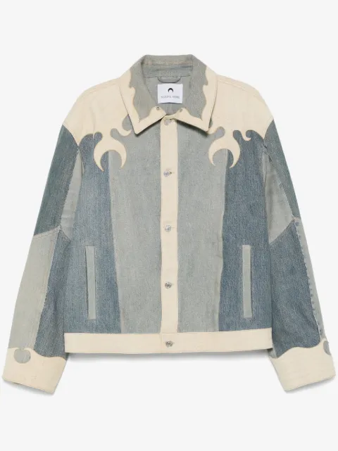 Marine Serre Klassische Jeansjacke