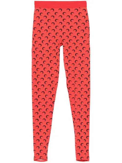 Legging à imprimé Moon - Marine Serre - Modalova