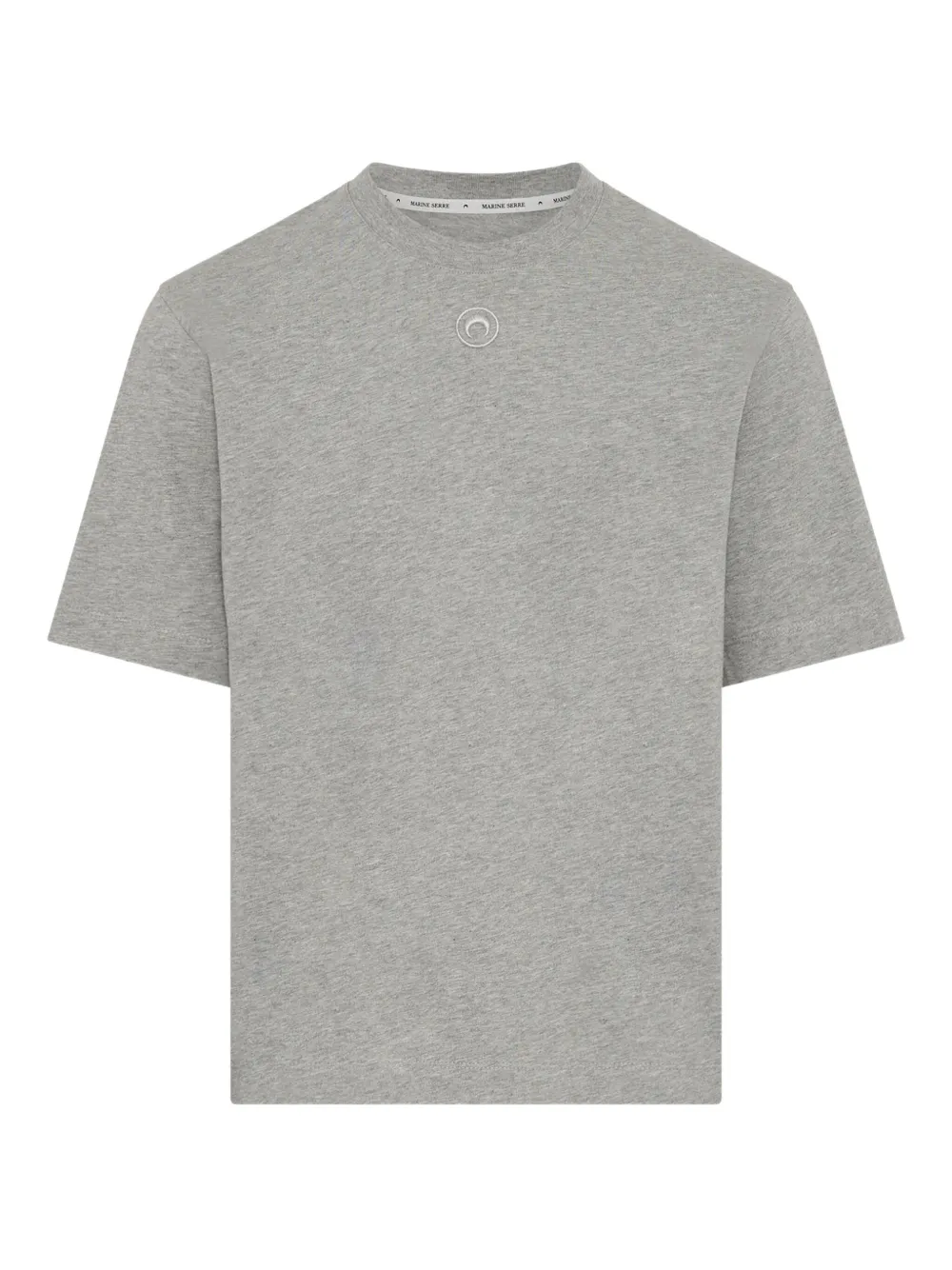 Marine Serre Jersey T-shirt met Moon-logo Grijs