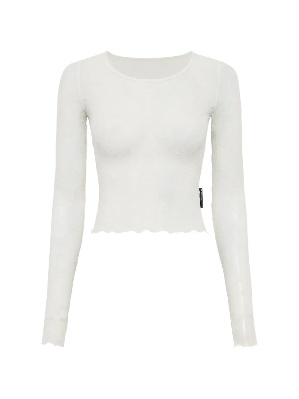 Marine Serre Tanktop met mesh Wit