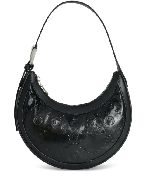 Marine Serre embossed-leather shoulder bag