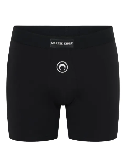 Marine Serre bóxer de jersey con logo Moon