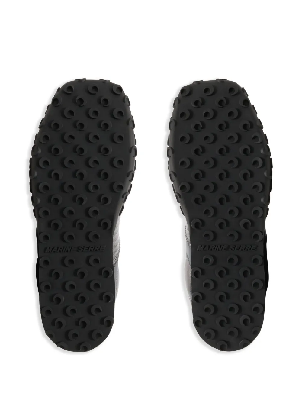 Marine Serre Moongram-embossed sneakers Grey