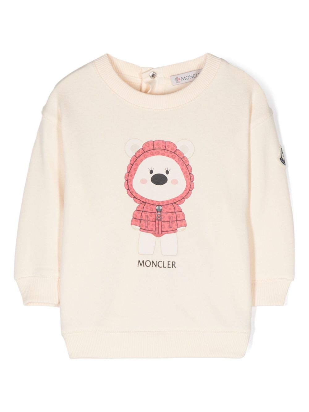 Moncler Enfant logo-print sweatshirt - Neutrals