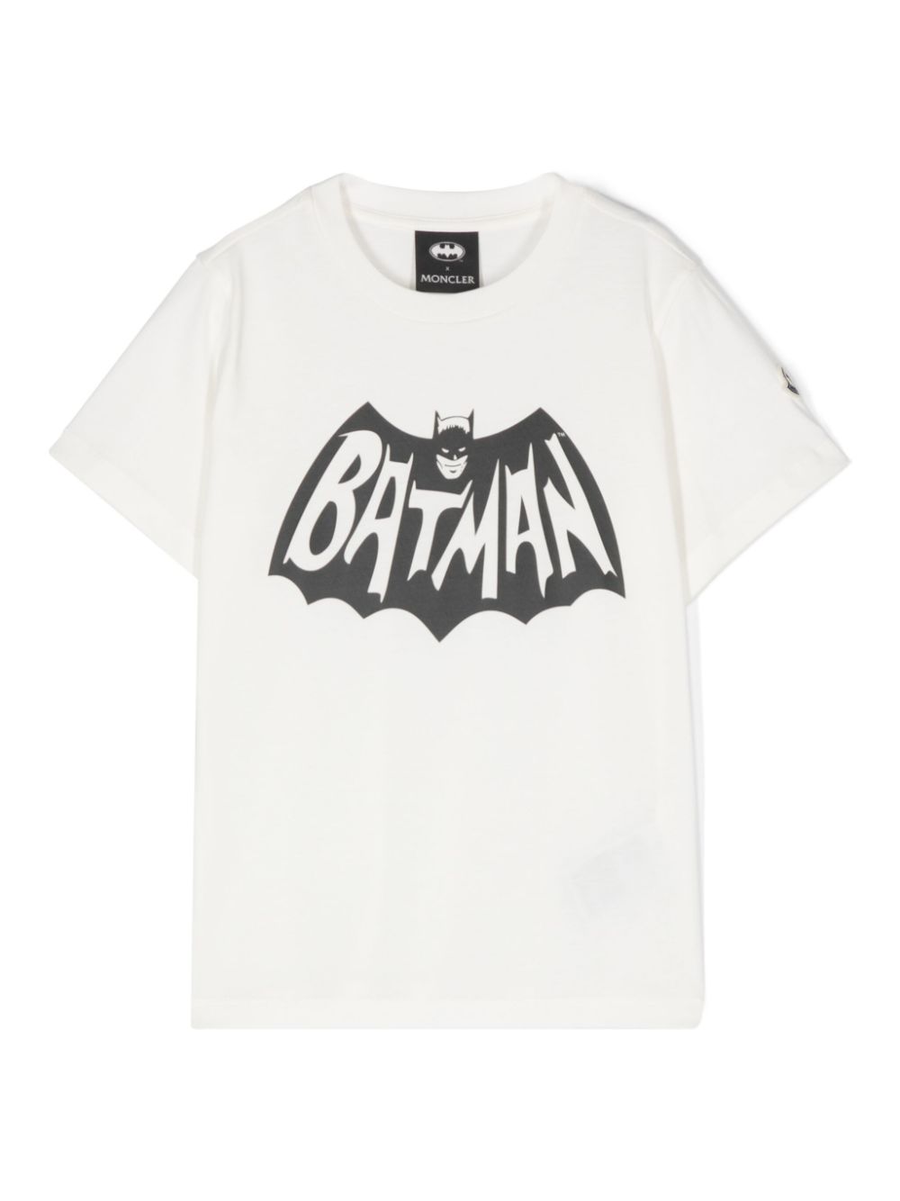 Moncler Enfant batman-motif T-shirt - White